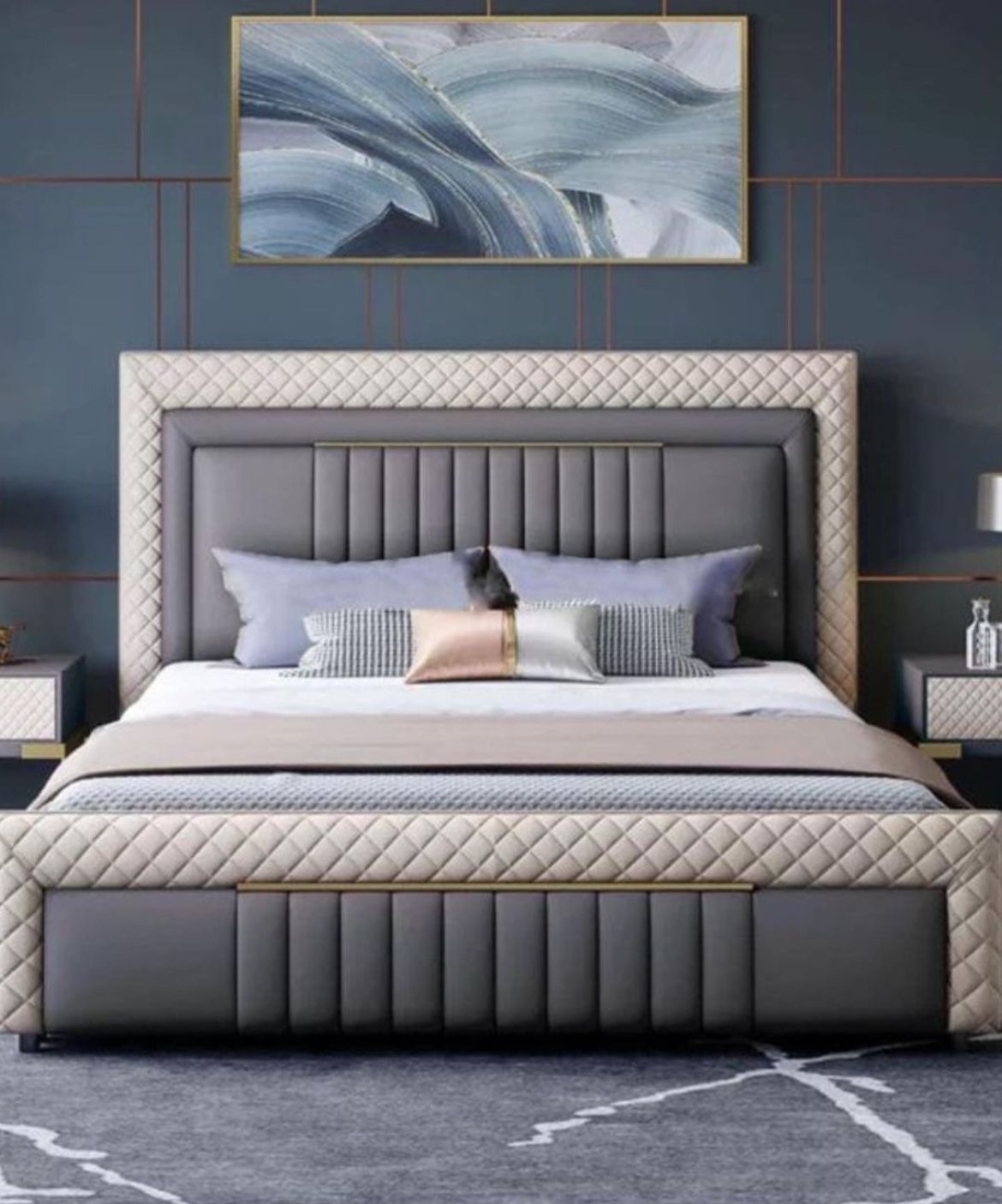 Upholstery Bed Queen Size 78*60