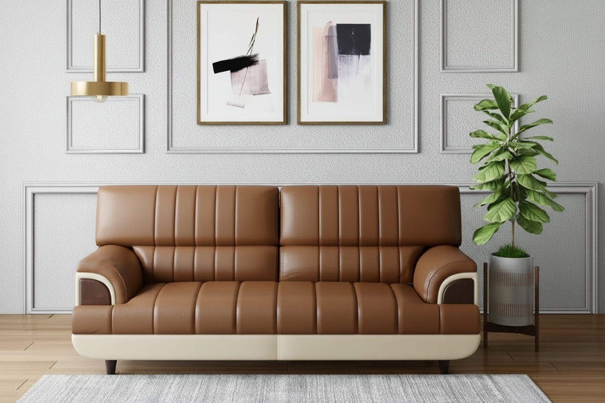 3 Seater Sofa rexin